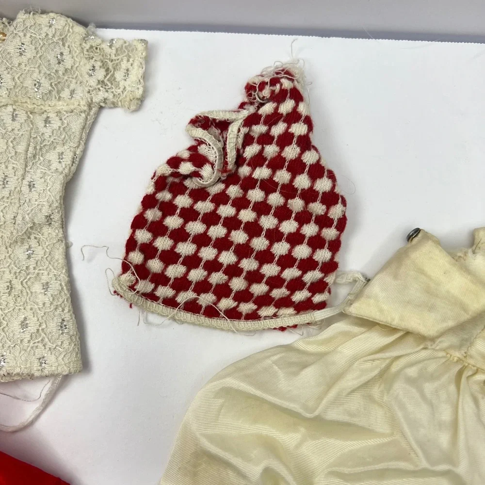 Vintage Barbie Doll Clothes Lot for Repair Parts Mixed Pieces 60s 70s Outfits